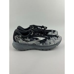 Brooks Ghost 14 "I Run NYC" Limited Edition Black Silver  Women's Sz 8.5